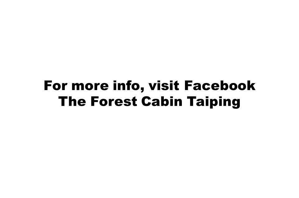 The Forest Cabin Acomodação com café da manhã Taiping Exterior foto